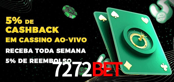 Promoções do cassino ao Vivo 7272bet
